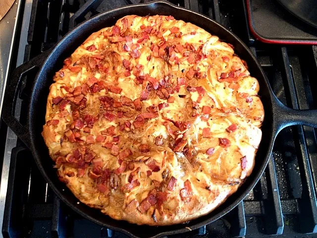 onion bacon tart|sharon lavoisneさん