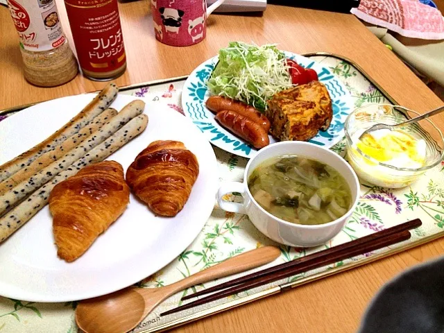 Snapdishの料理写真:朝ごはん（笑）|あかねさん