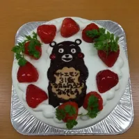 クマモンケーキ🎂|モモヘイさん