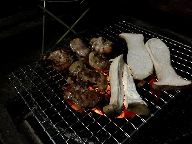 炭火焼き鳥 エリンギ|まびーさん