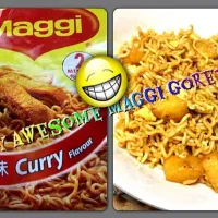 masak paling senang maggi goreng..|NainaDanishさん