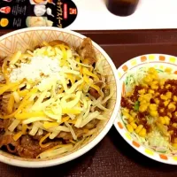 3種のチーズ牛丼|ひとしさん