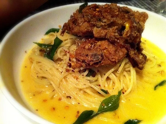 Soft shell crab spaghetti|Cindy Chanさん