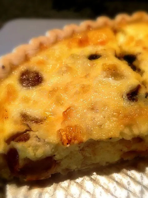 Thanksgiving leftovers vegetable quiche|Ruby1228さん