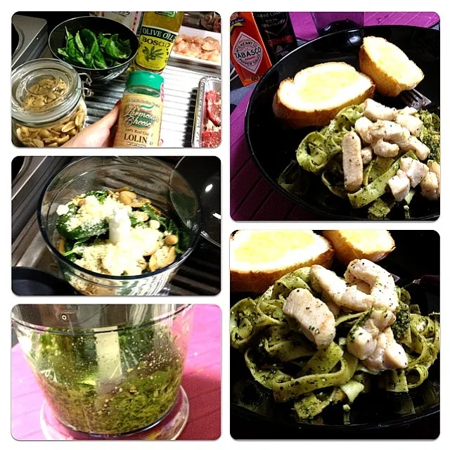 I made some Chicken Pesto. <3|Mio Abeさん