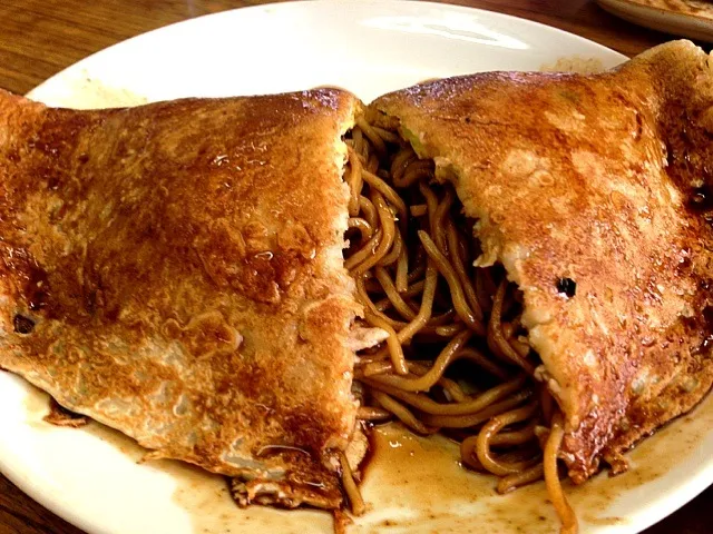 行田名物ふらいの焼きそば入り！|うみちづさん