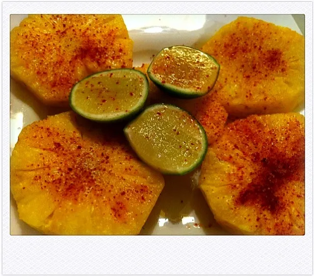 Snapdishの料理写真:Mexican pineapple with chamoy|karen chan lye mayさん