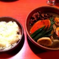 Snapdishの料理写真:スープカレー(*´ `*)|絵梨菜さん