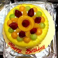 Mango Birthday cake|christine rさん