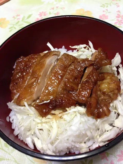 Snapdishの料理写真:鶏照焼き丼|しんさん