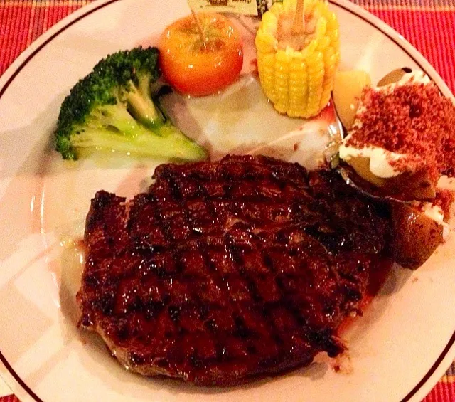 Rib eye steak|Suzanne Y.さん