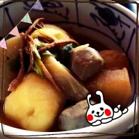 Snapdishの料理写真:ダブルポテトと大根の煮物＊|ていさん