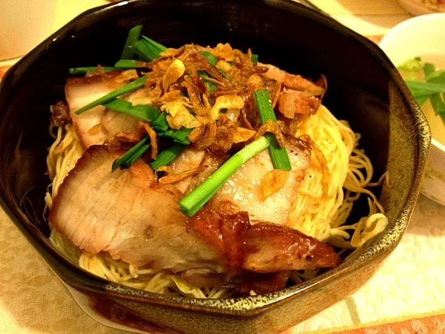 Mixed egg noodle with chasiu|genko choutamaさん