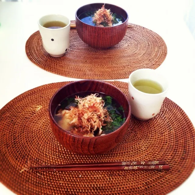 お雑煮で朝ごはん♪|サエさん