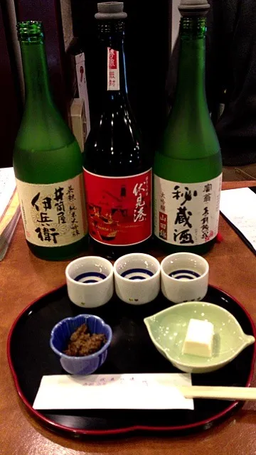 Snapdishの料理写真:京都伏見で日本酒利き酒☆|ちづさん