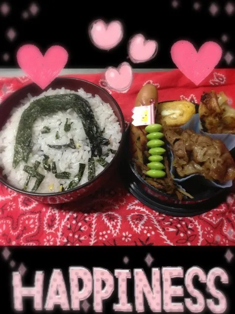 ママからエール弁当♡|さくたえさん