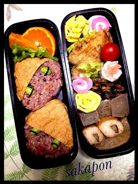 主人ダイエット弁当〜コンニャク食べてカロリー減（≧∇≦）|さかぽんさん