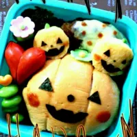 Snapdishの料理写真:ハロウィーン弁当|しおりさん