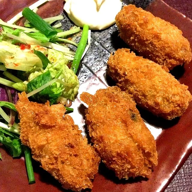 カキフライ定食|こじゅわいさん