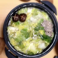 白菜と豚肉の醤油だしお鍋|chiharuさん