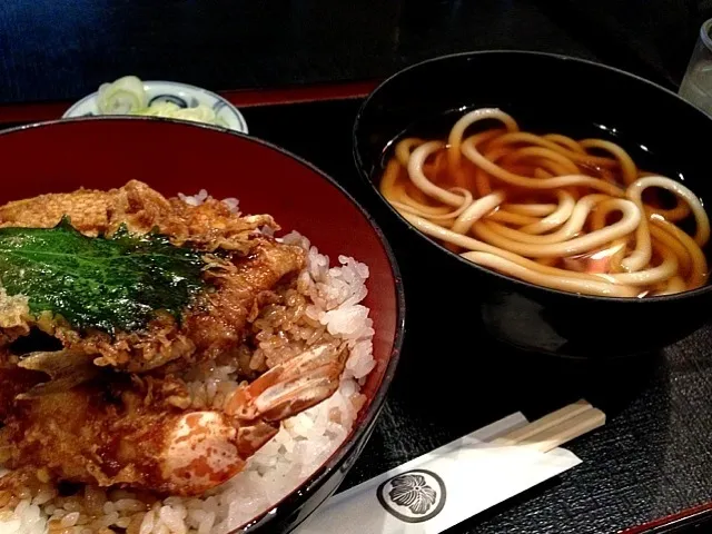 ミニ天丼セット|なぐもさん