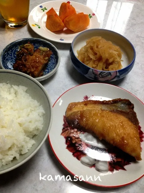 残り物で お昼ご飯^ ^|かまさん