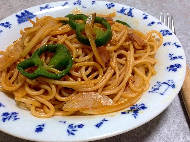 スパゲティナポリタン。|白ご飯大好き専用ザク。さん