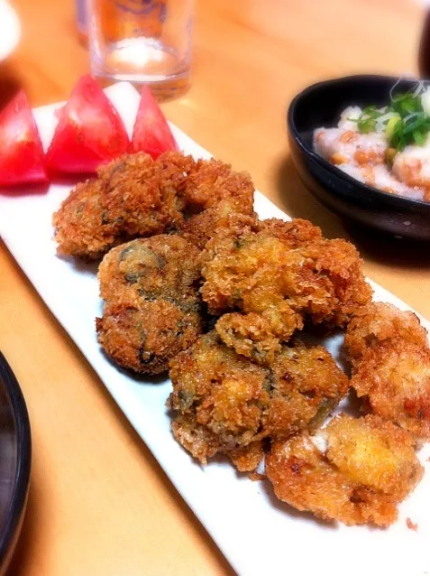 晩ごはん〜カキフライ〜|ヌーちゃんさん