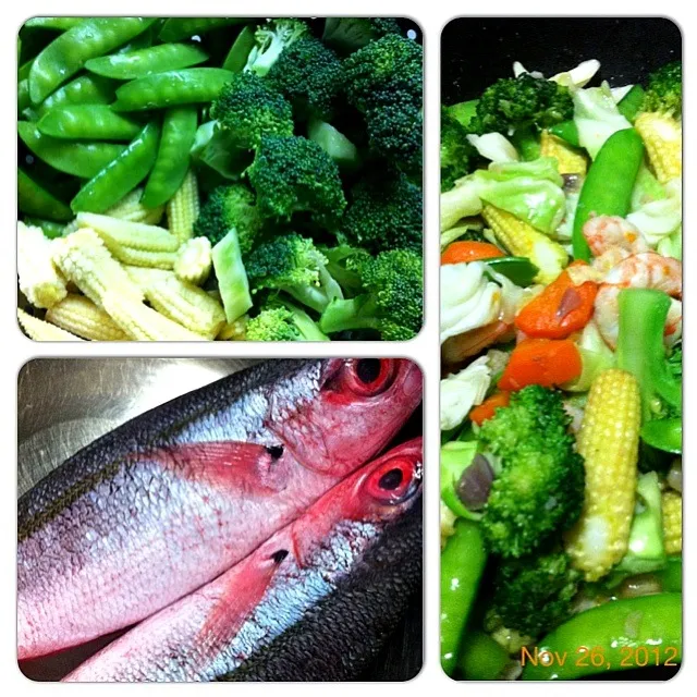 Fish & veggies|unicoandunicaさん