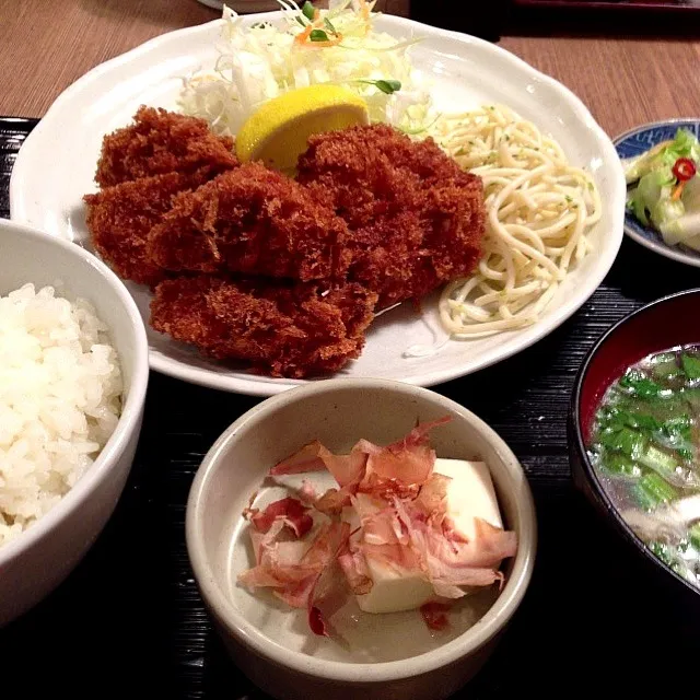 ヒレカツ定食|いだっちさん