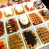 Snapdishの料理写真:waffle...|かつみんさん