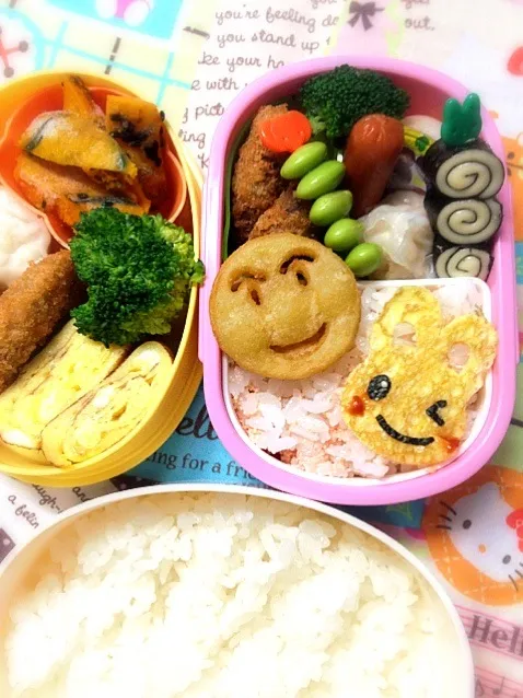 幼稚園弁当|ゆなひなさん