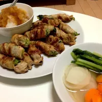 豚肉のレタス巻きとカブの煮物|管理栄養士satokoさん