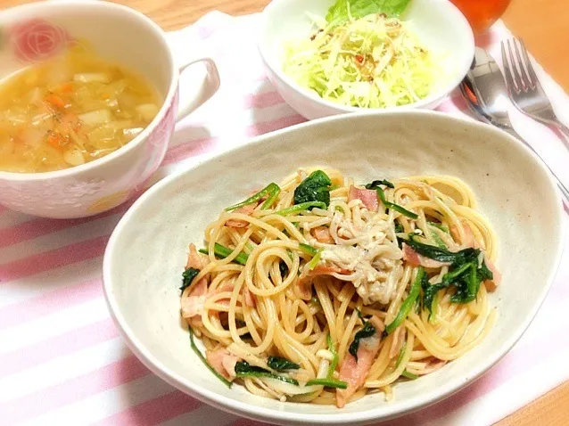 バター醤油パスタ|えりなさん