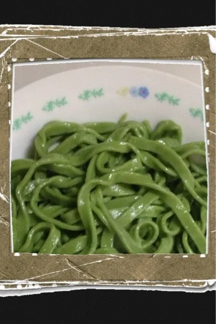 Fettuccine verde|nofishさん