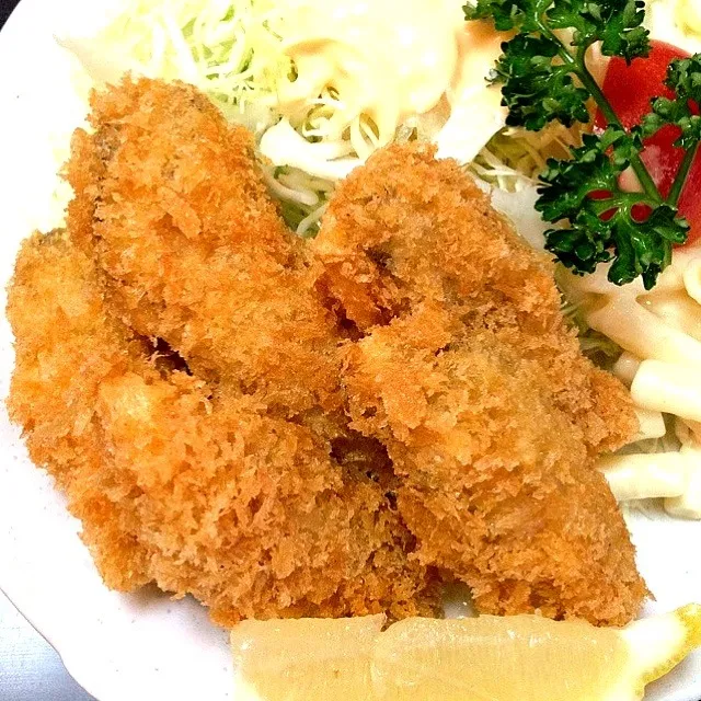 カキフライ定食|こじゅわいさん