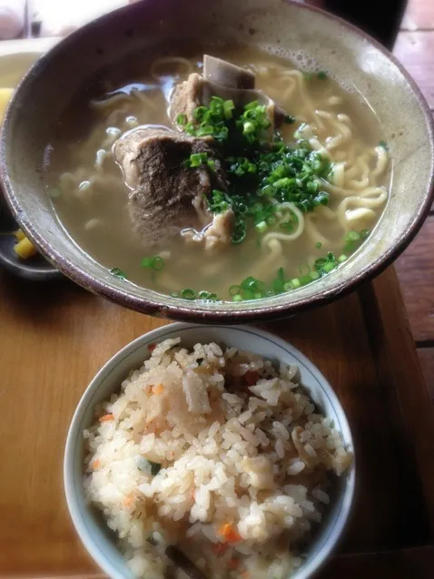 ソーキそば定食じゅーしぃ付|Tadashiさん