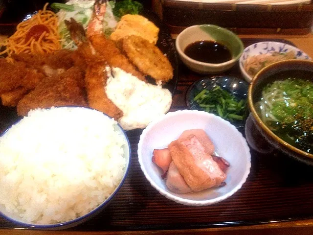 海老フライ＆チキンカツ定食|buhizouさん