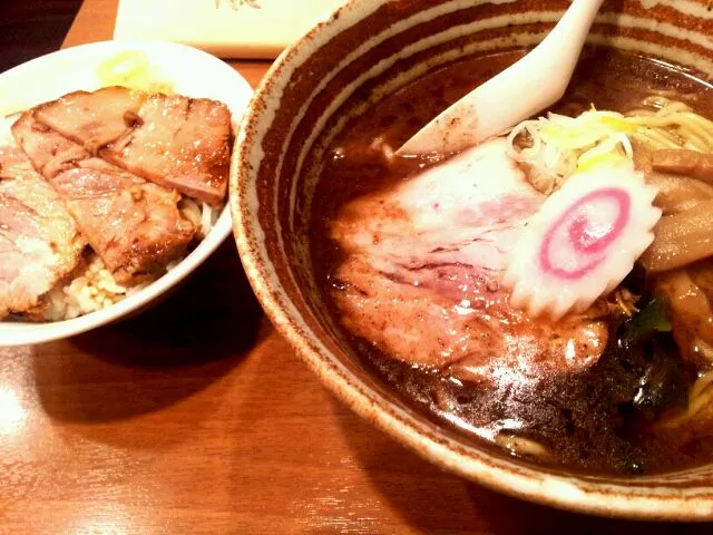 醤油ラーメン&焼豚飯|873さん