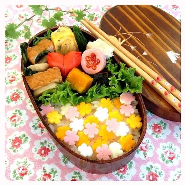 🌸娘のお弁当🌸（11/27）|はりねずみさん