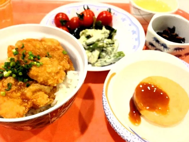 チキン竜田丼|さえさん