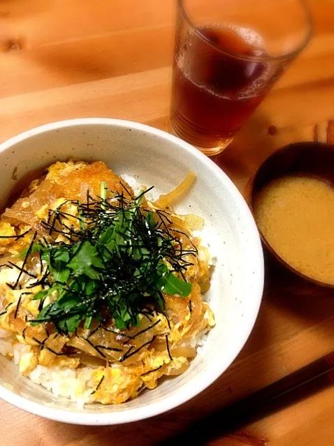 Snapdishの料理写真:ヒレカツ丼☆|sanaeさん