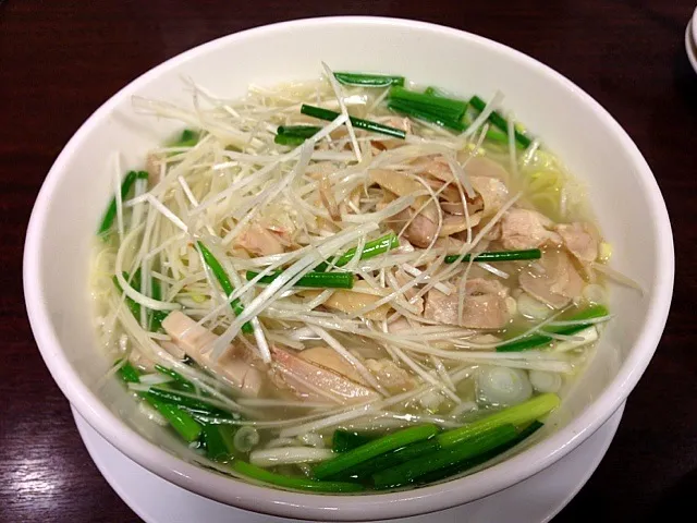 蒸し鶏葱風ラーメン|ハギーさん