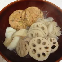 加賀レンコンが主役の煮物|さぁやんさん