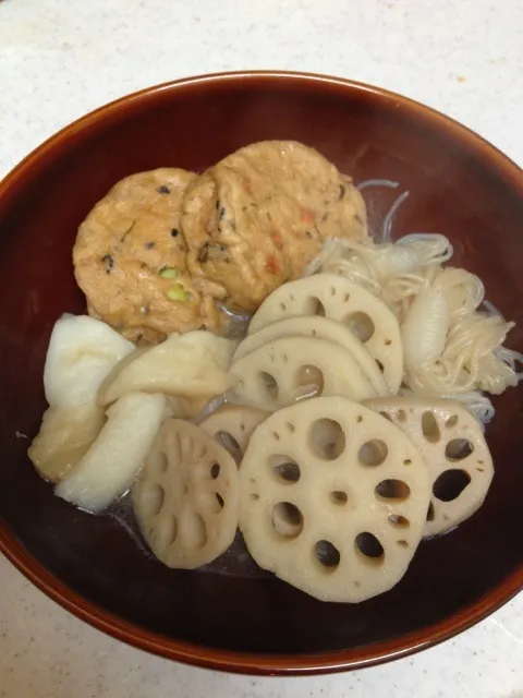 加賀レンコンが主役の煮物|さぁやんさん