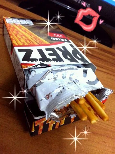 glico pretz bread stick fried flavour|hakubaraさん