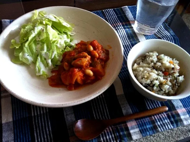 野菜ごろごろカチャトラ。|seiさん