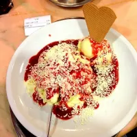 Snapdishの料理写真:Spaghetti-Eis ohne Sahne|Rainer Huppertさん