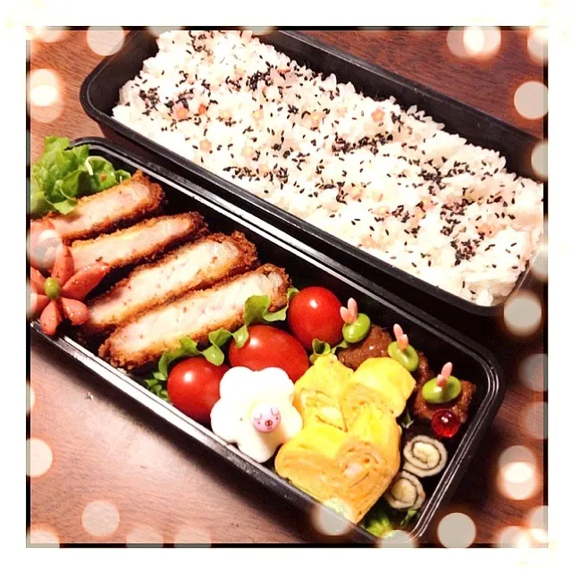 ハーブ🐷豚トンカツ弁当(11/28)|まさまささん