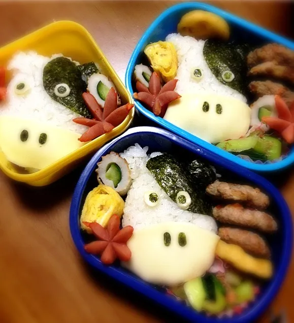 Snapdishの料理写真:もーもー弁当|canaさん